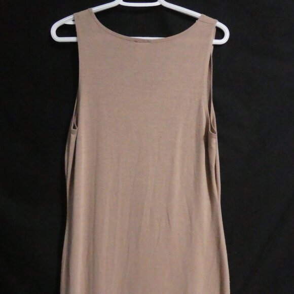 VENUS | large | Beige Sleeveless Maxi Dress | Slit Bottom Side | Preloved - Picture 11 of 14